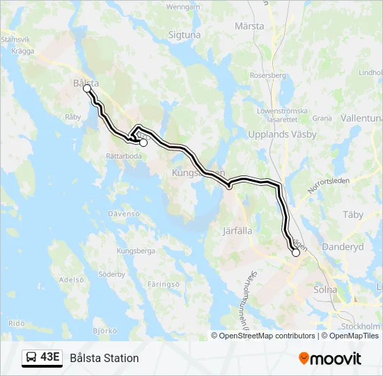 43E  Line Map