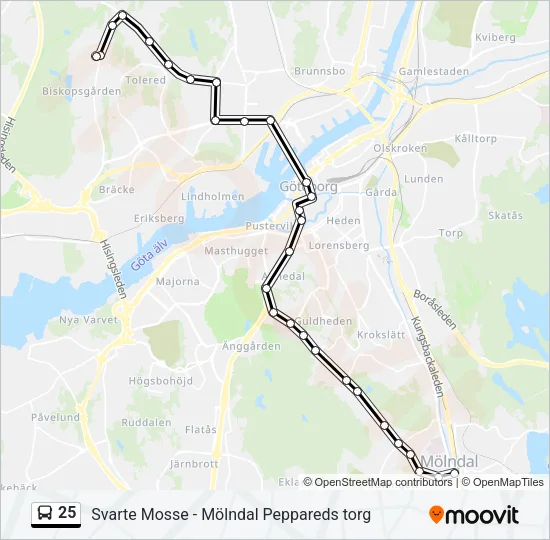 25  Line Map