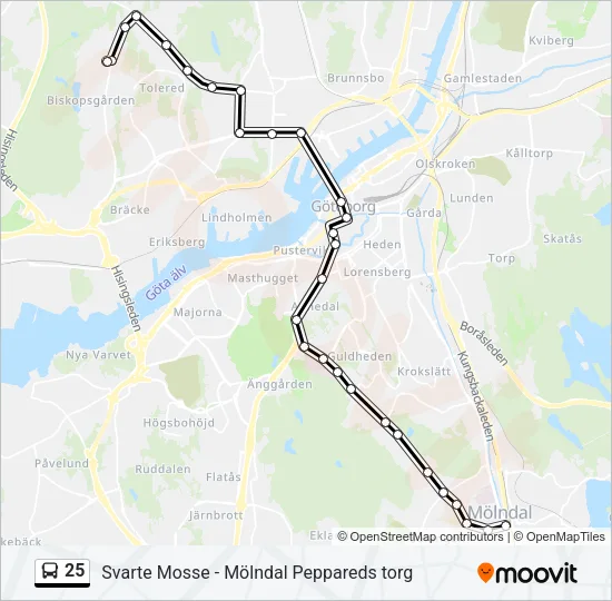25  Line Map