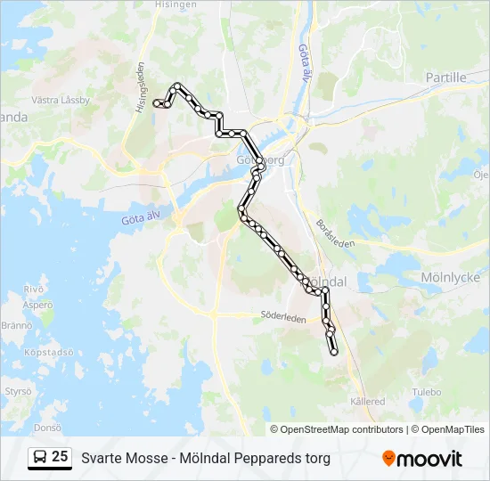 25  Line Map