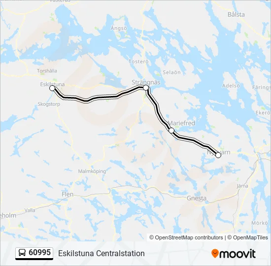 60995 Bus Line Map