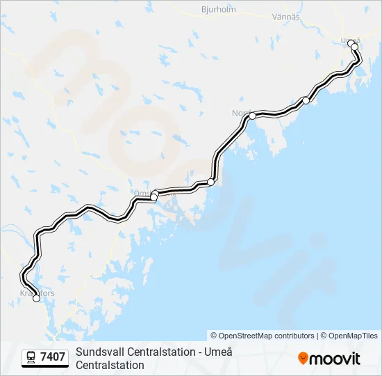 7407  Line Map