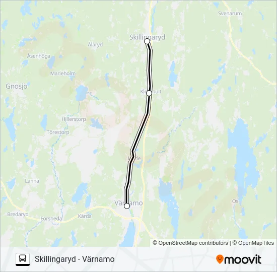 KRÖSATÅG  Line Map