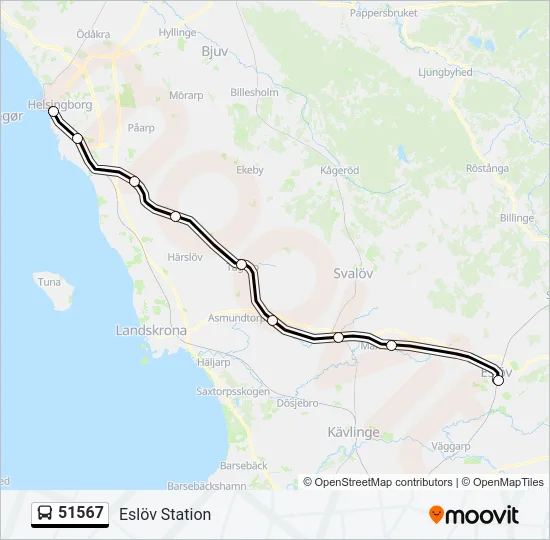 51567 Bus Line Map