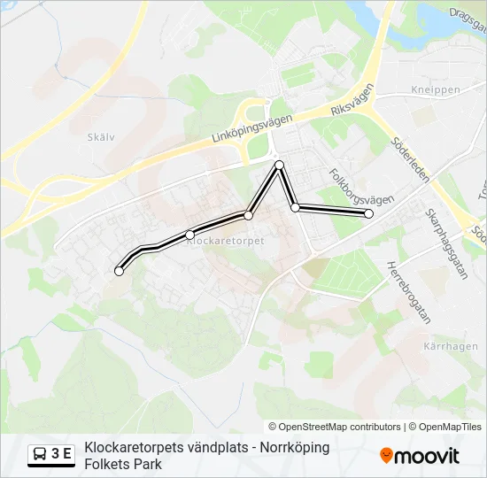 3 E  Line Map