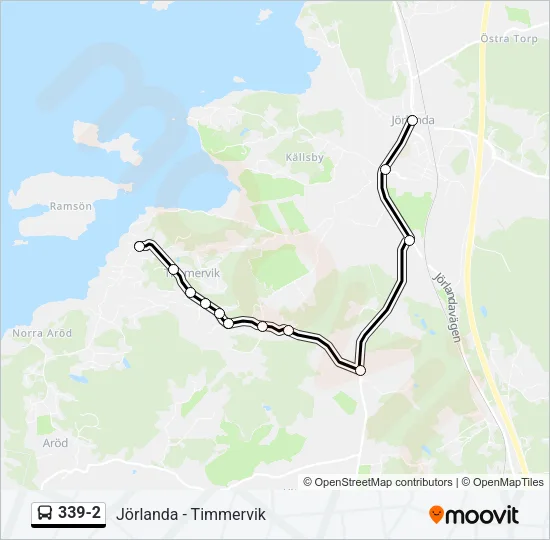 339-2 Bus Line Map