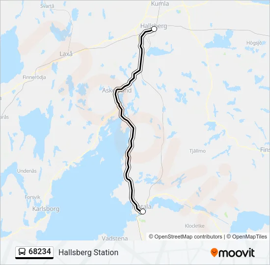 68234 Bus Line Map