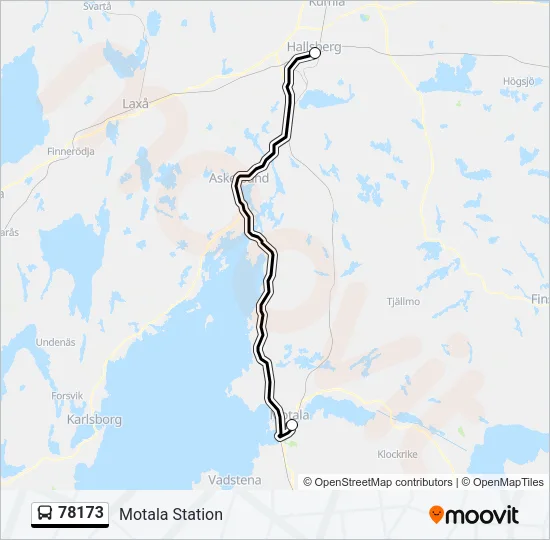 78173 Bus Line Map