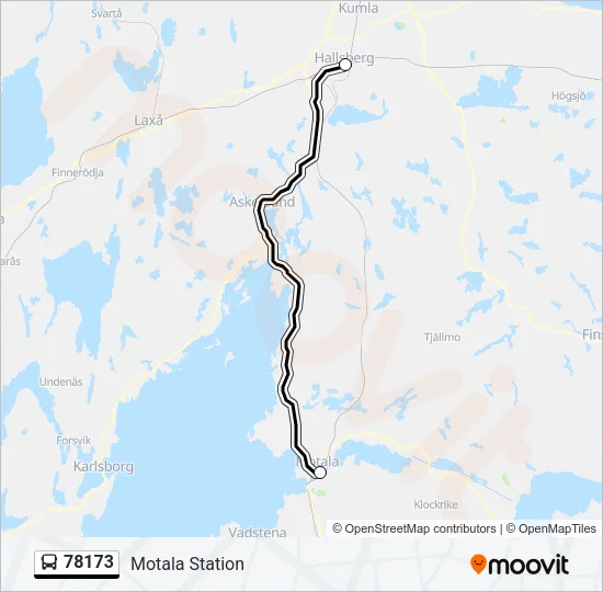 78173 Bus Line Map