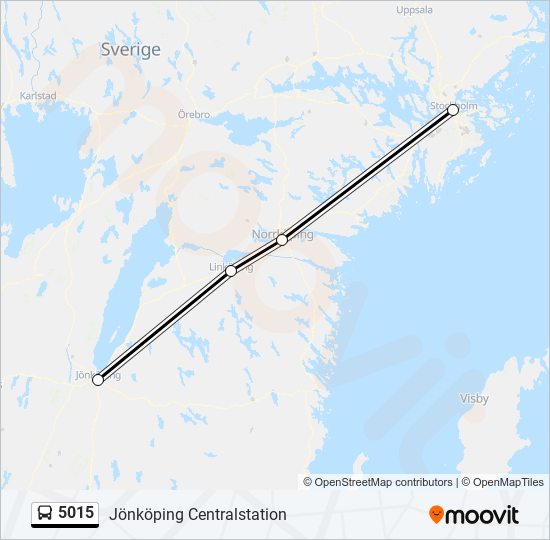 5015 bus Line Map