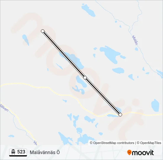 523 Cable Car Line Map