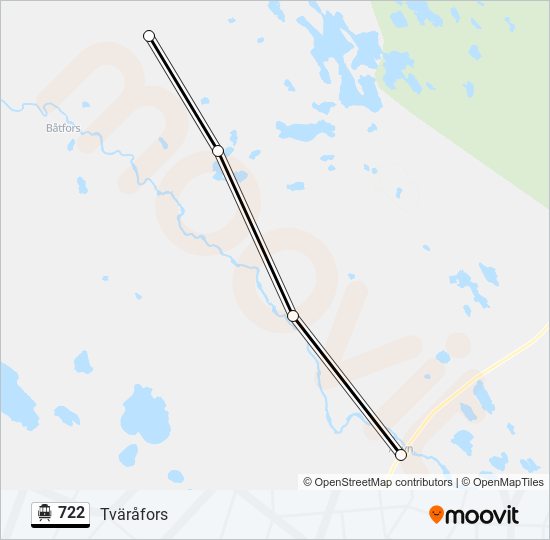 722 cable car Line Map