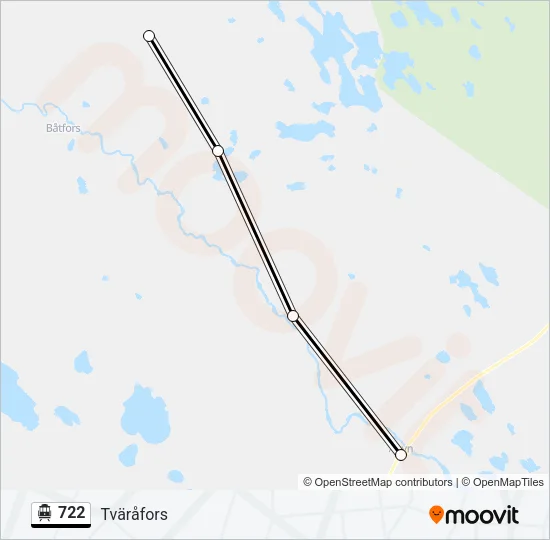 722 Cable Car Line Map