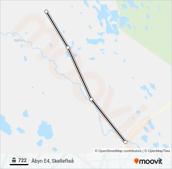 722 Cable Car Line Map