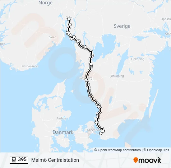 395 Train Line Map