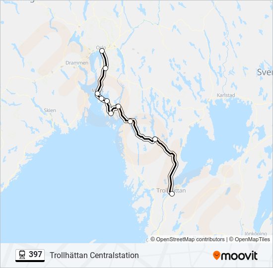 397 train Line Map