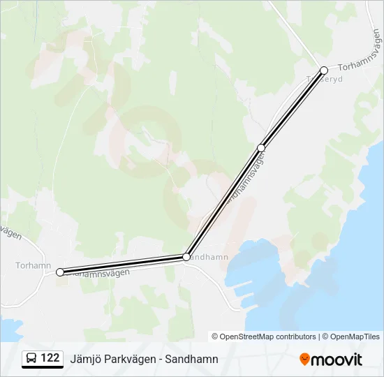 122 Bus Line Map