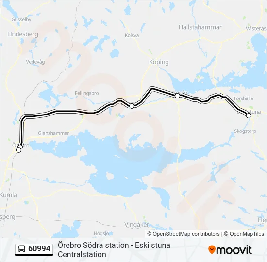 60994 Bus Line Map