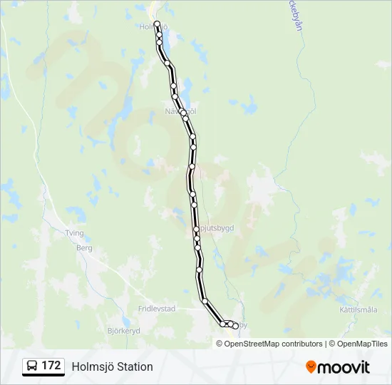 172 Bus Line Map