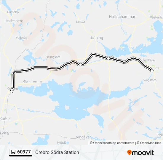 60977 Bus Line Map