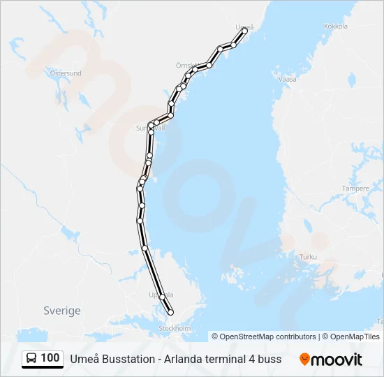 100  Line Map