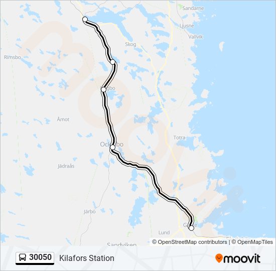 30050 bus Line Map