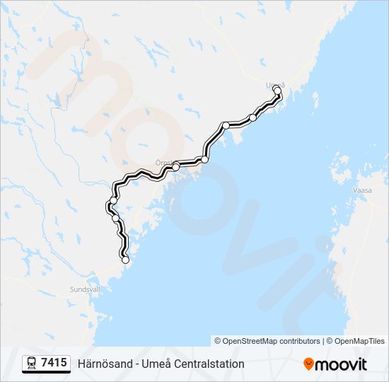 7415 train Line Map