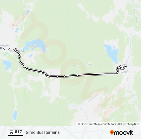 817 Bus Line Map