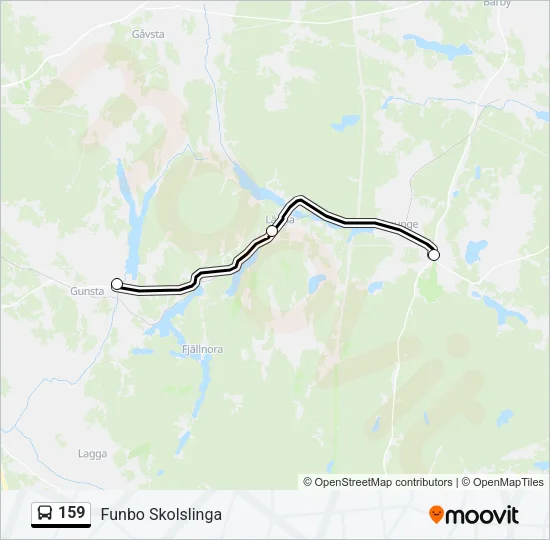 159 Bus Line Map