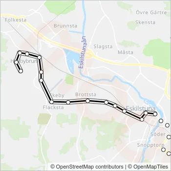 3 Bus Line Map