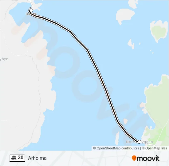 30 Ferry Line Map