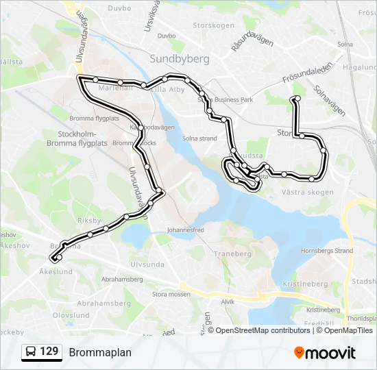 129  Line Map