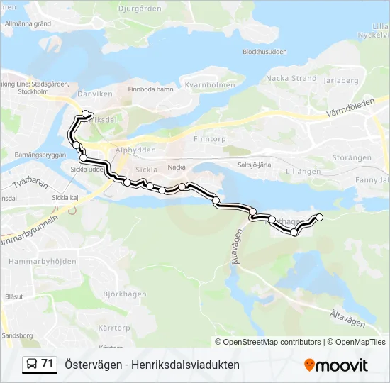 71  Line Map