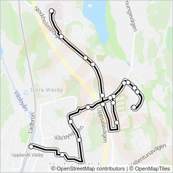 568 Bus Line Map