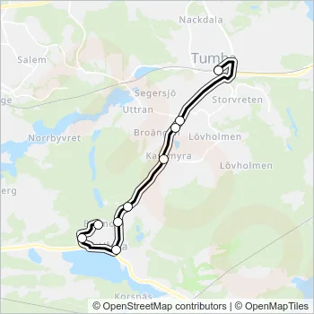 717 Bus Line Map