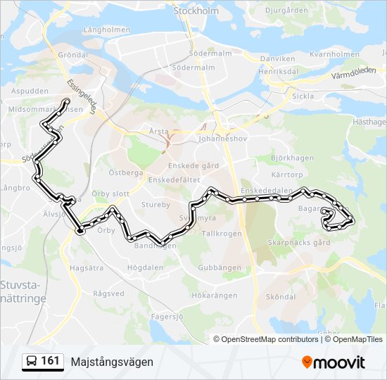 161  Line Map