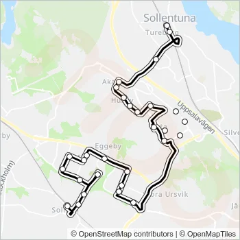514 Bus Line Map