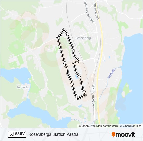 538V  Line Map