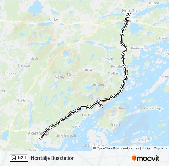 621  Line Map