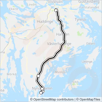 861 Bus Line Map