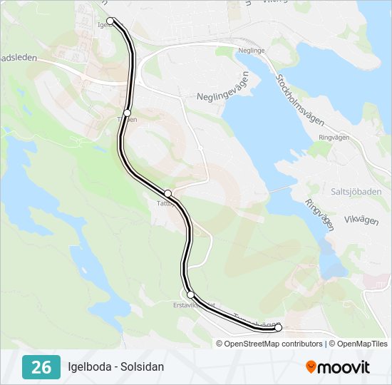 26 Light Rail Line Map