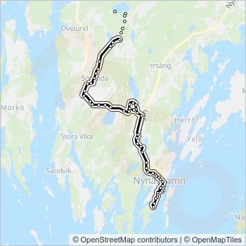858 Bus Line Map