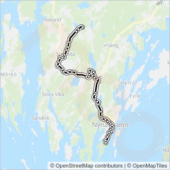 858 Bus Line Map