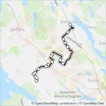 179 Bus Line Map