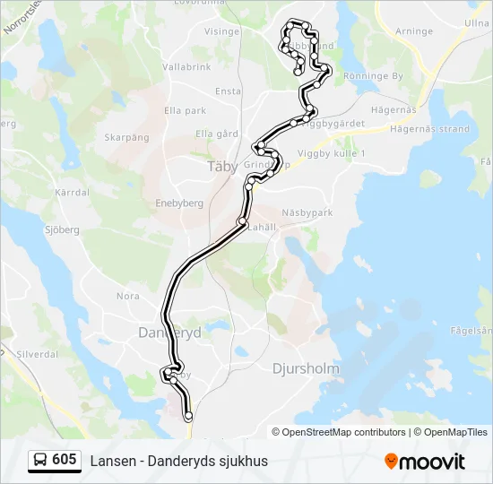 605  Line Map