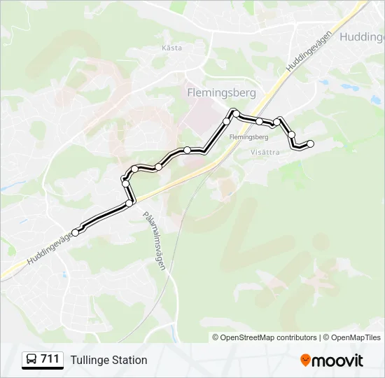 711  Line Map