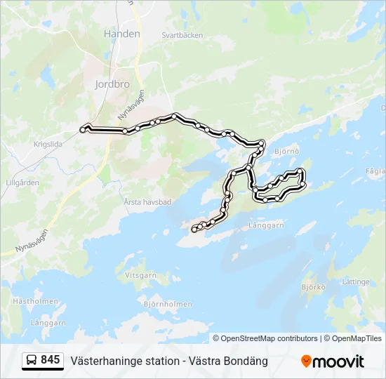 845  Line Map