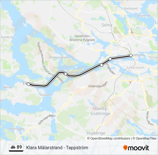 89 Ferry Line Map