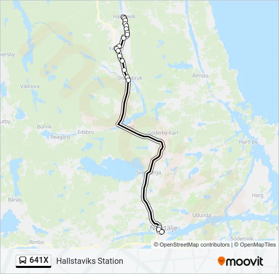 641X  Line Map