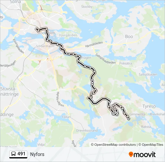 491  Line Map